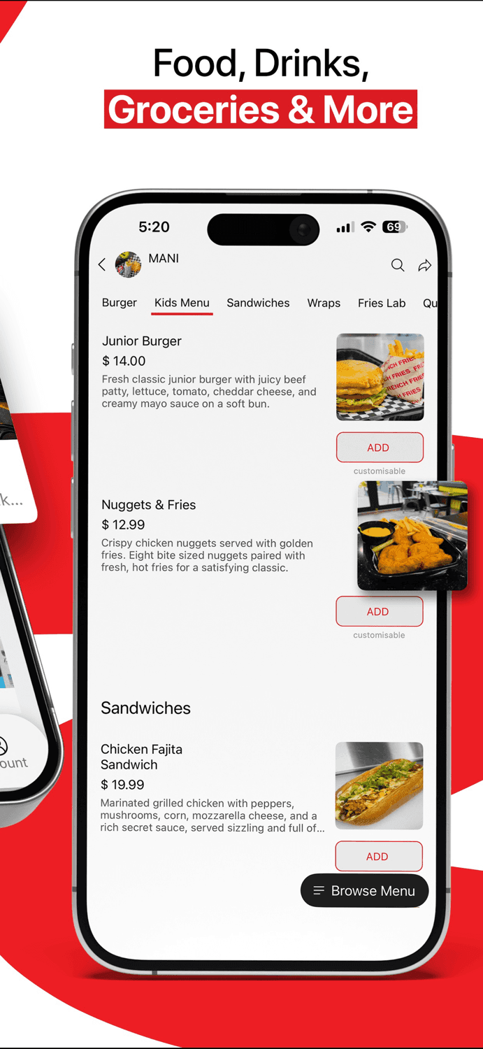 Dash Me — Mobile App